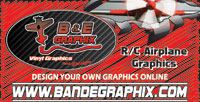 Custom RC Airplane Graphics at BandEGraphix.com